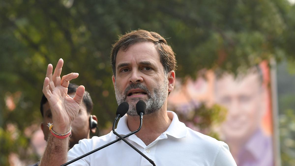 Economy growing however wealth not getting dispersed, states Rahul Gandhi