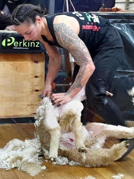 Young mum shears one lamb every 45 seconds to set brand-new world record