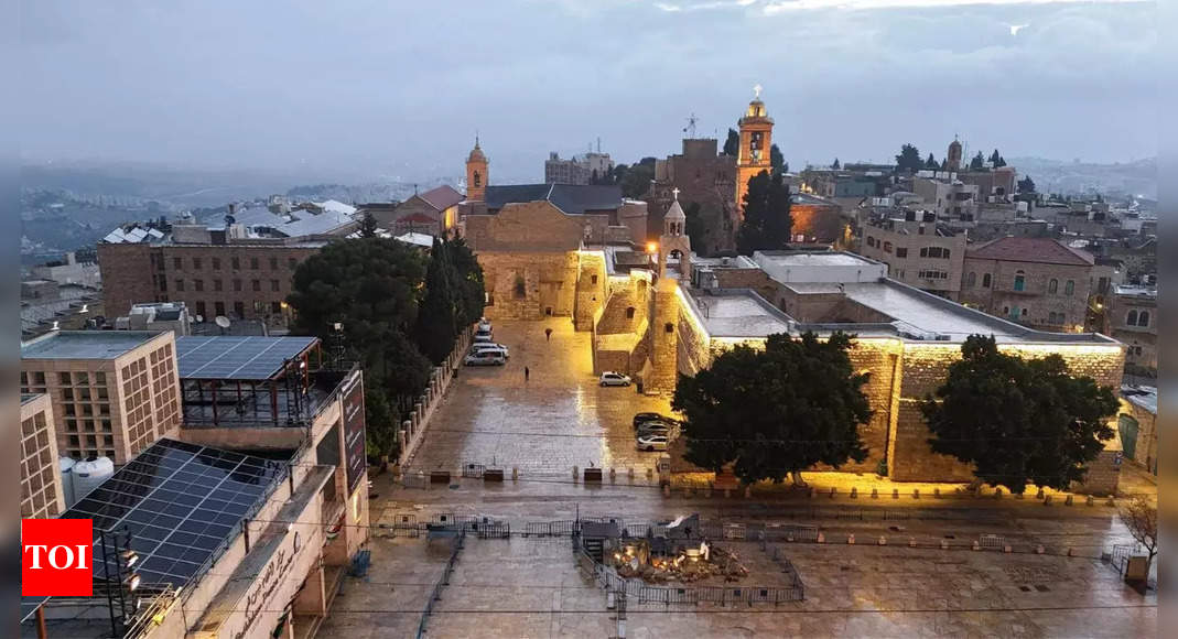 On Christmas eve, Bethlehem’s like a ghost town