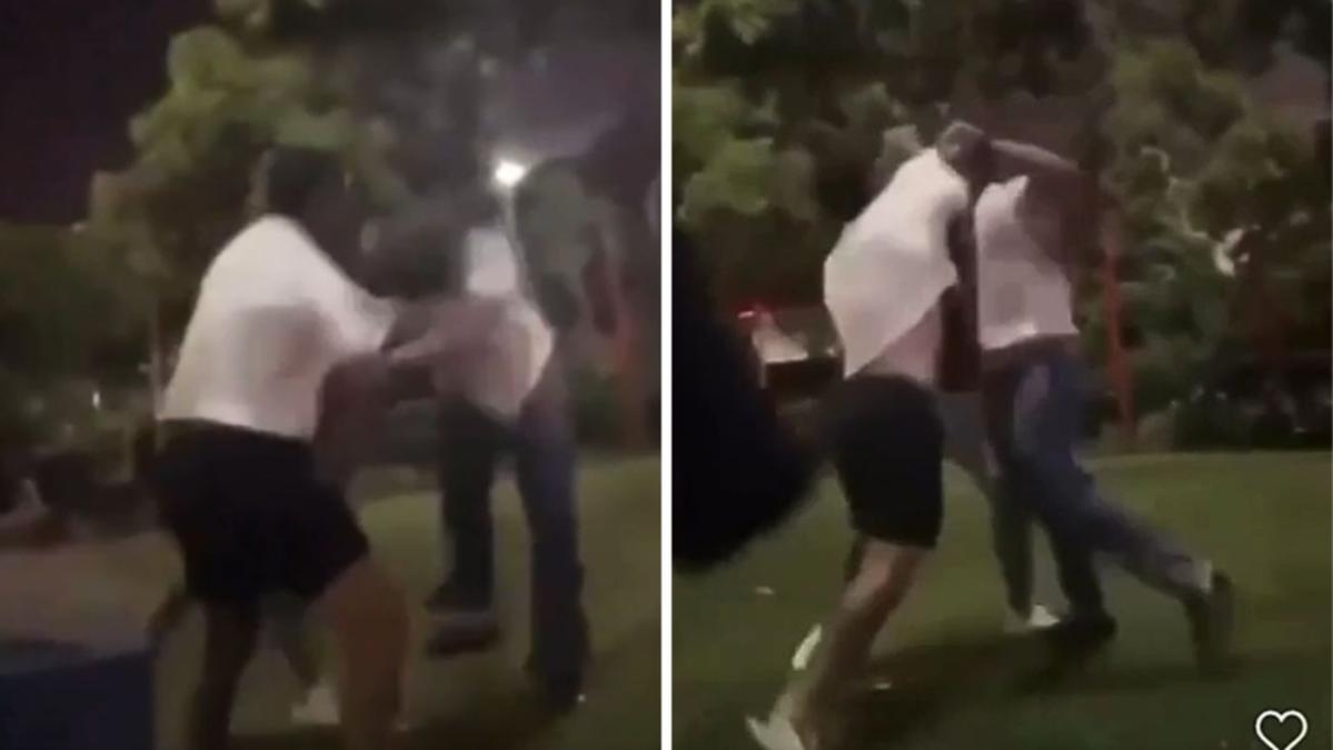 Vision emerges of Broncos colleagues Pat Carrigan and Adam Reynolds secured wild scuffle on night out