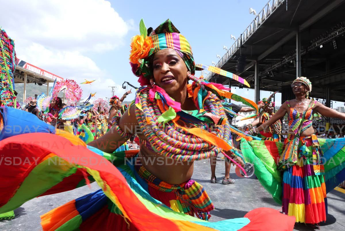 Bands bring lively choreography to the Queen’s Park Savannah phase