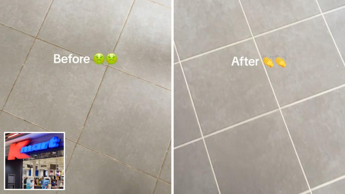 Kmart fan’s simple tile cleansing hack goes viral