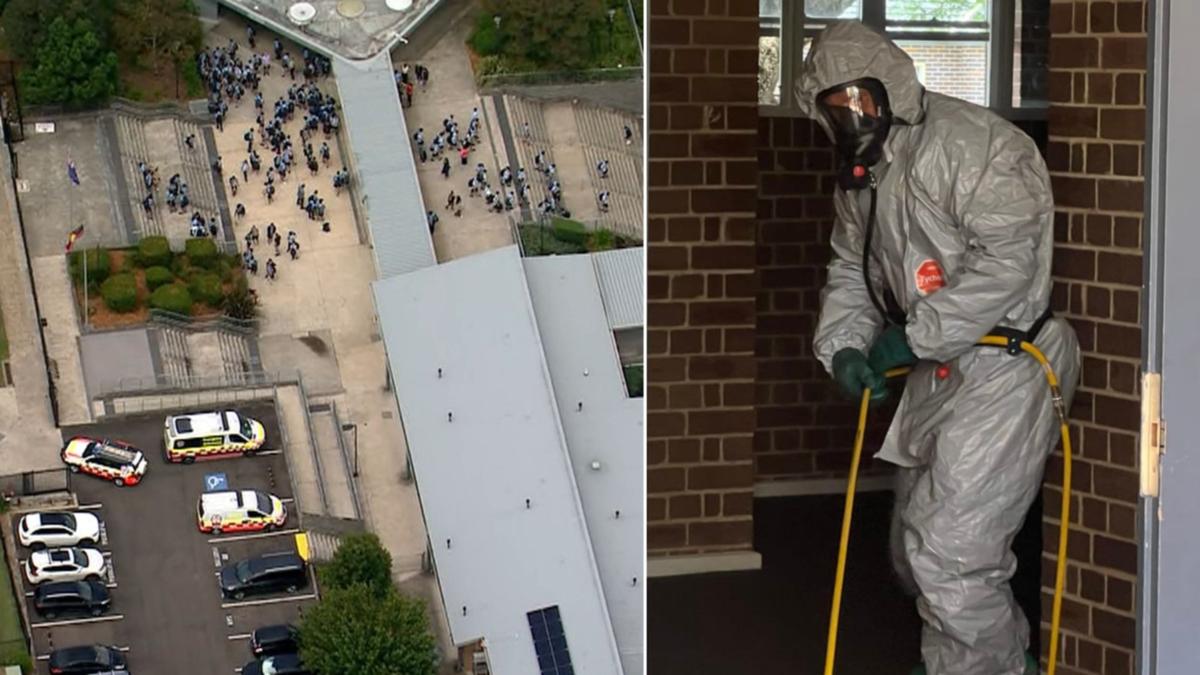 Chemical spill at Sydney school leaves trainees and instructors feeling weak