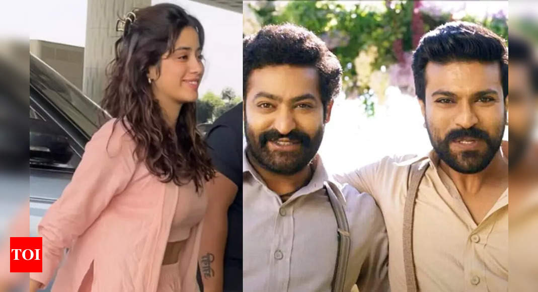 Janhvi Kapoor is delighted about the chance to star opposite Jr. NTR and Ram Charan; exposes Boney Kapoor