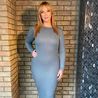 Josie Gibson’s curve-friendly ₤ 65 sculpting midi gown is stated to ‘fit like a glove’