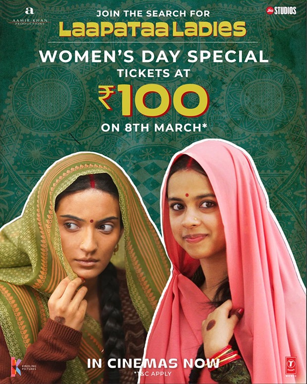 Aamir Khan Productions to evaluate Laapataa Ladies for Rs. 100 on Women’s Day