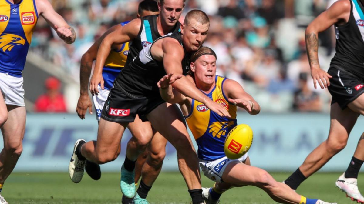 Harley Reid mania suppressed as Port Adelaide hammer West Coast