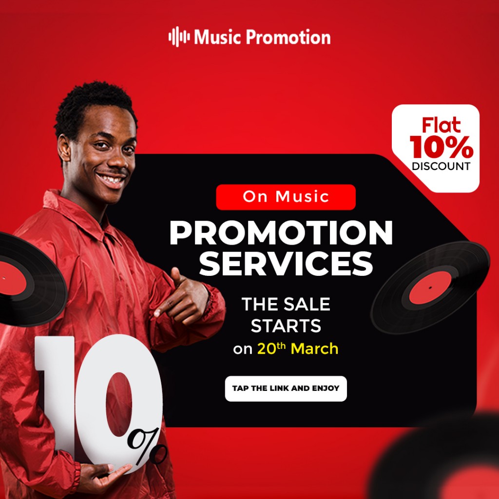 Get a Flat 10% Discount on Every Music Promotion Services With Music Promotion Club’s Exclusive Offer