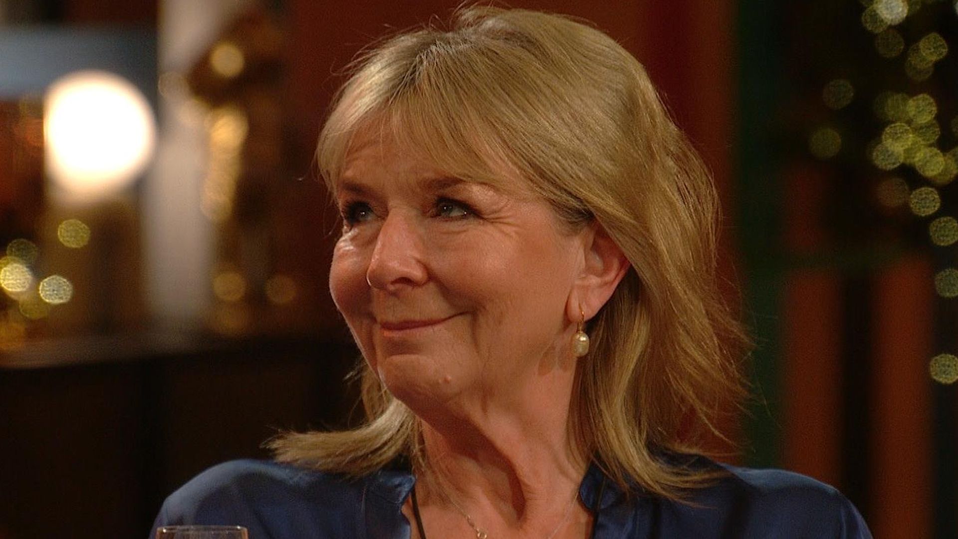 Fern Britton breaks down in tears as she is reunited with her child inside the CBB home