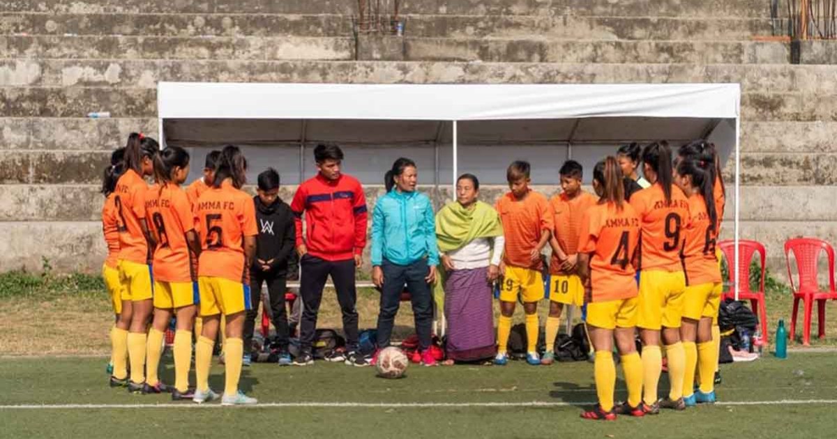 Objectives not weapons for a ladies football group in India’s violence-hit Manipur