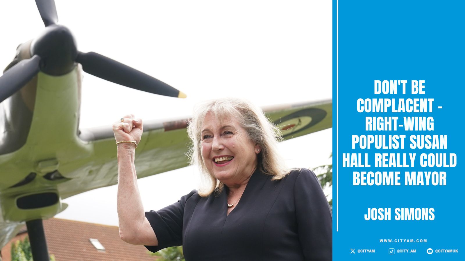 Do not be contented– conservative populist Susan Hall actually might end up being Mayor