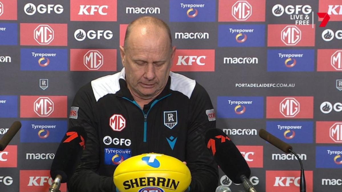 Port Adelaide coach Ken Hinkley divides AFL world with shocking admission about Connor Rozee