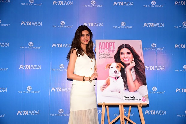 Diana Penty works together with PETA India for their “Adopt Don’t Shop” project