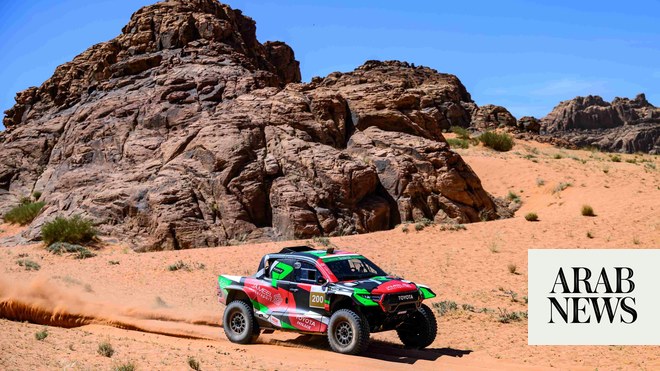 Saudi’s Yazeed Al-Rajhi storms into the lead of Tabuk Toyota Rally