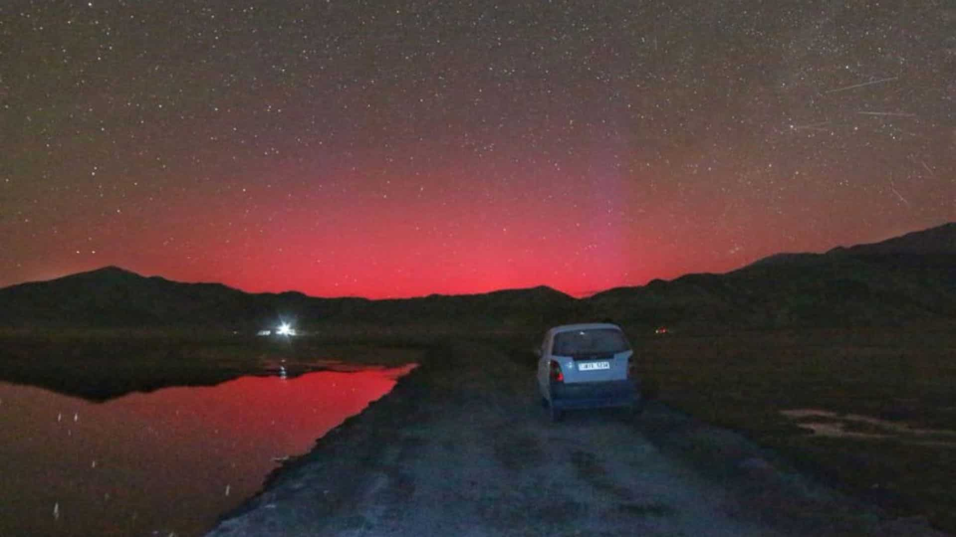 Northern Lights identified in India! Aurora borealis lights up Ladakh skies