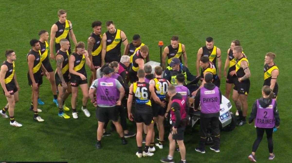 Richmond child Sam Banks concussed after frightening crash throughout clash versus Western Bulldogs