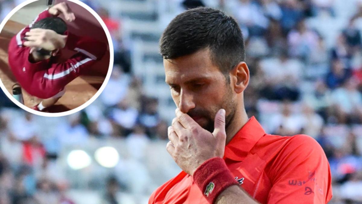 Novak Djokovic problems ‘worrying’ health upgrade as 67-minute defeat follows bottle hit