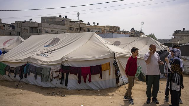 Israel-Hamas war: Displaced Palestinians from Rafah battle to make it through