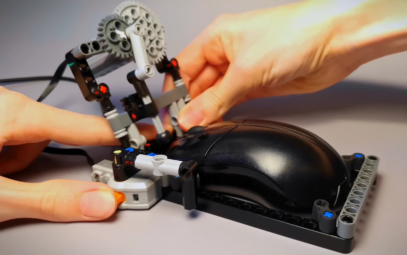 Lego gizmo shatters mouse-clicking speed records at 70+ clicks per second