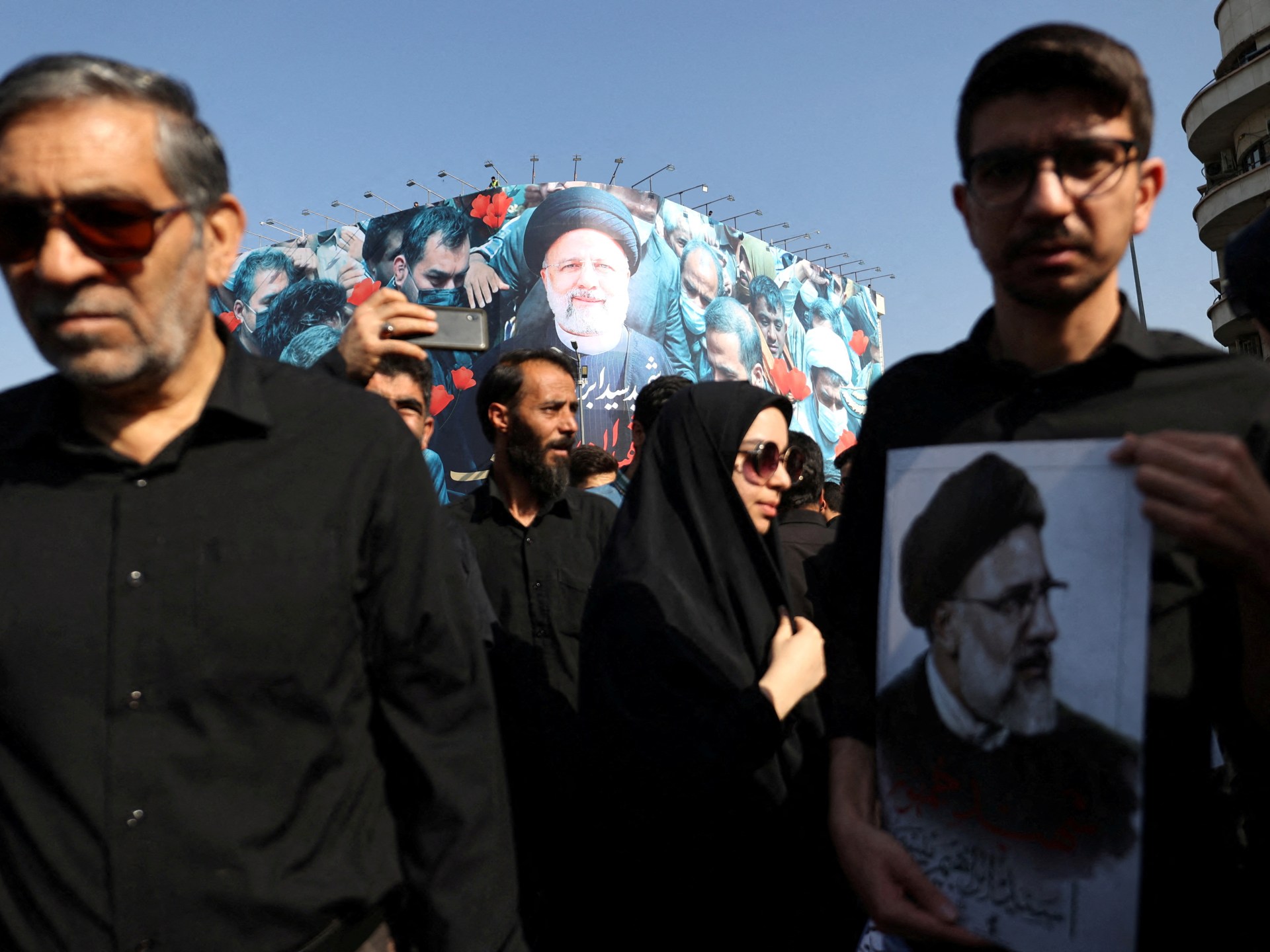 Thousands march in Iran to grieve Raisi on last day of funeral rites