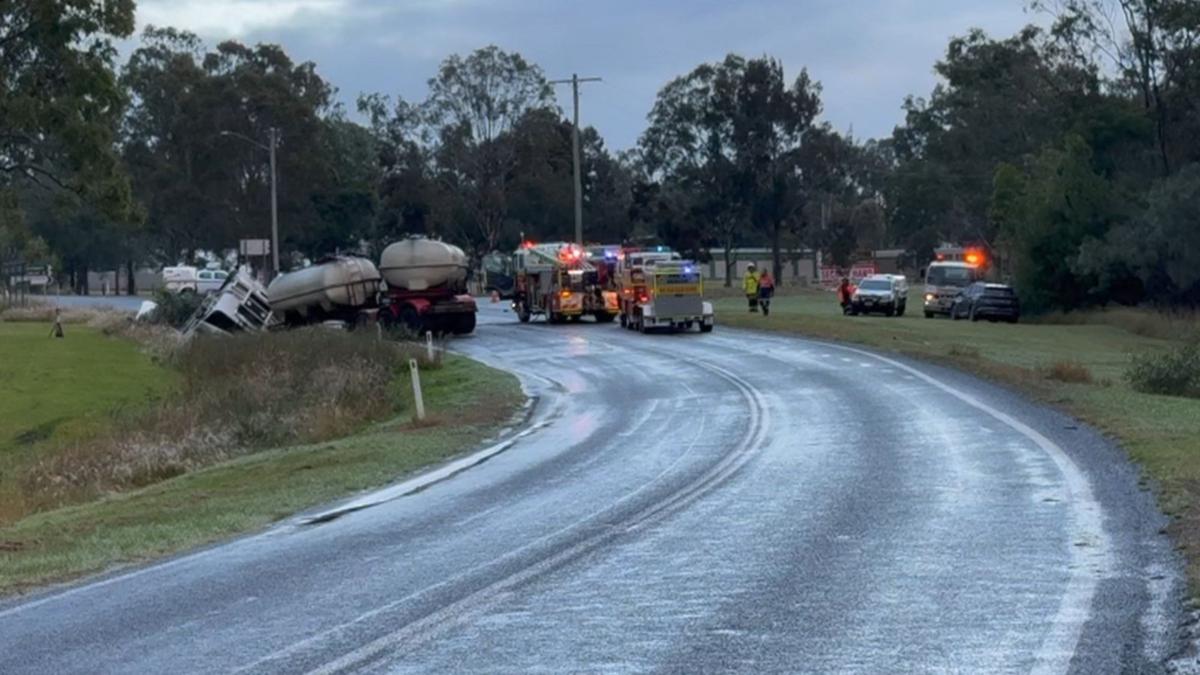 3 individuals in crucial condition as vehicle and truck crash on D’Aguilar Hwy at Nanango