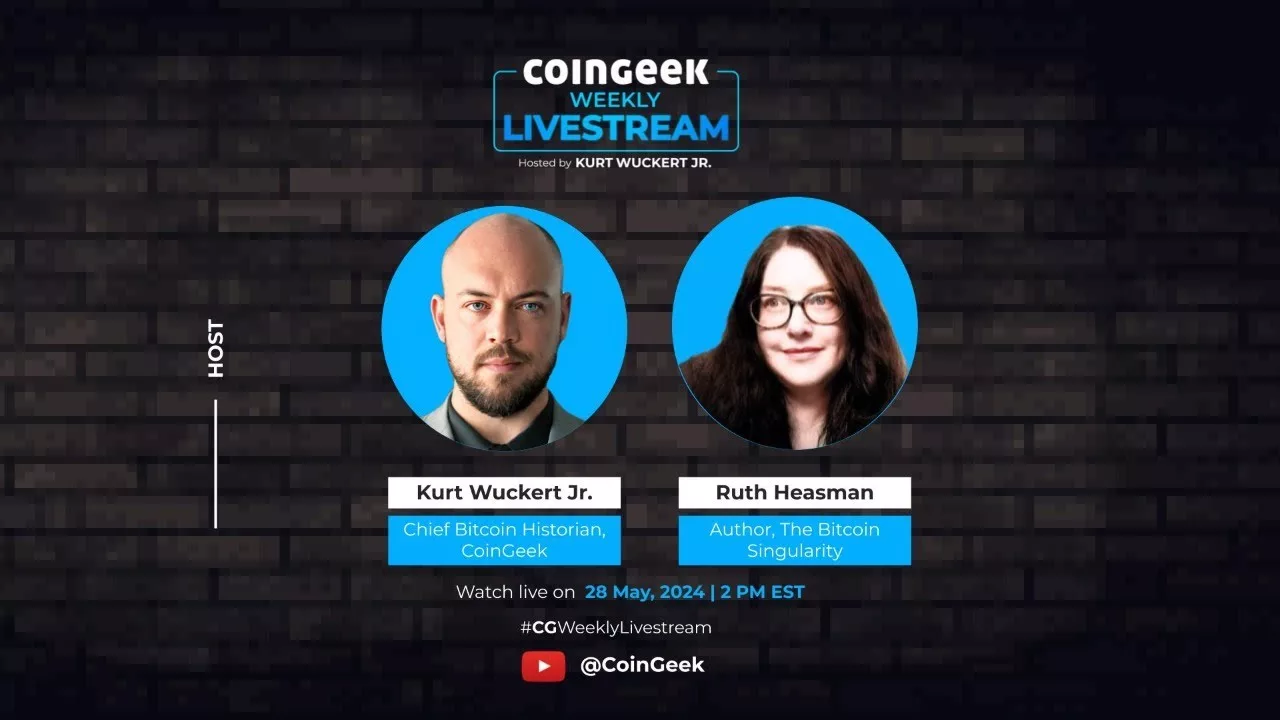 Author Ruth Heasman takes on the future with AI on CoinGeek Weekly Livestream