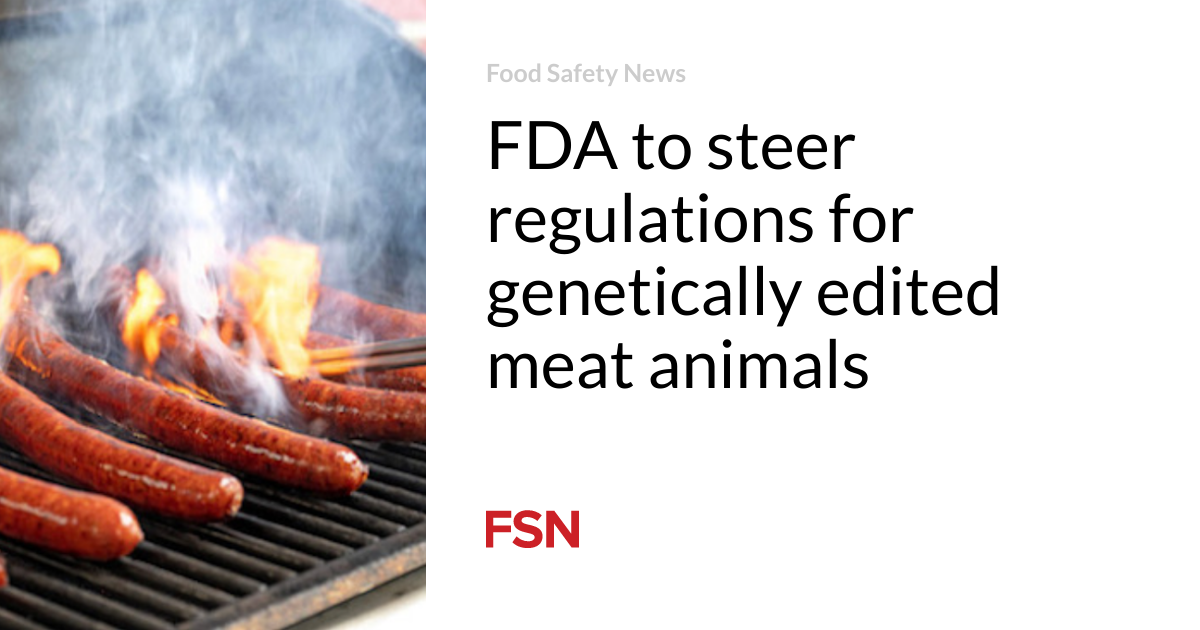 FDA to guide policies for genetically modified meat animals