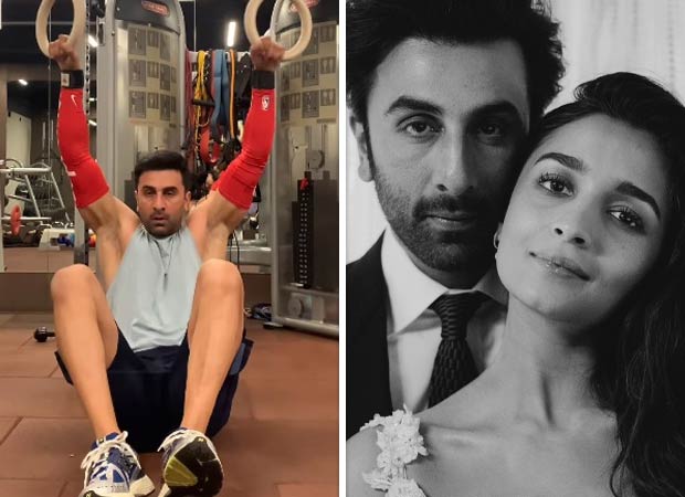 Ranbir Kapoor practices hard gymnastic workout in exercise video; Alia Bhatt REACTS