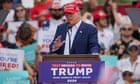 Trump pledges to end tax of ideas at sweltering Las Vegas rally