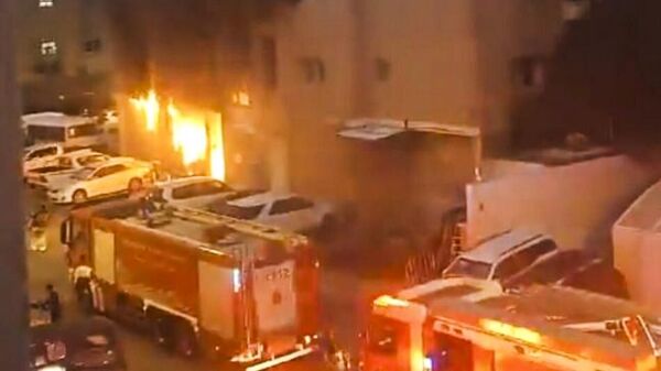 A minimum of 35 dead in Kuwait structure fire