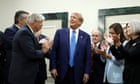 Trump serenaded by Republicans on first visit to Capitol since January 6