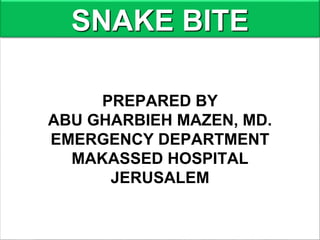 It’s tough to discover treatment for snakebites in Kenya. Countless individuals are passing away every year