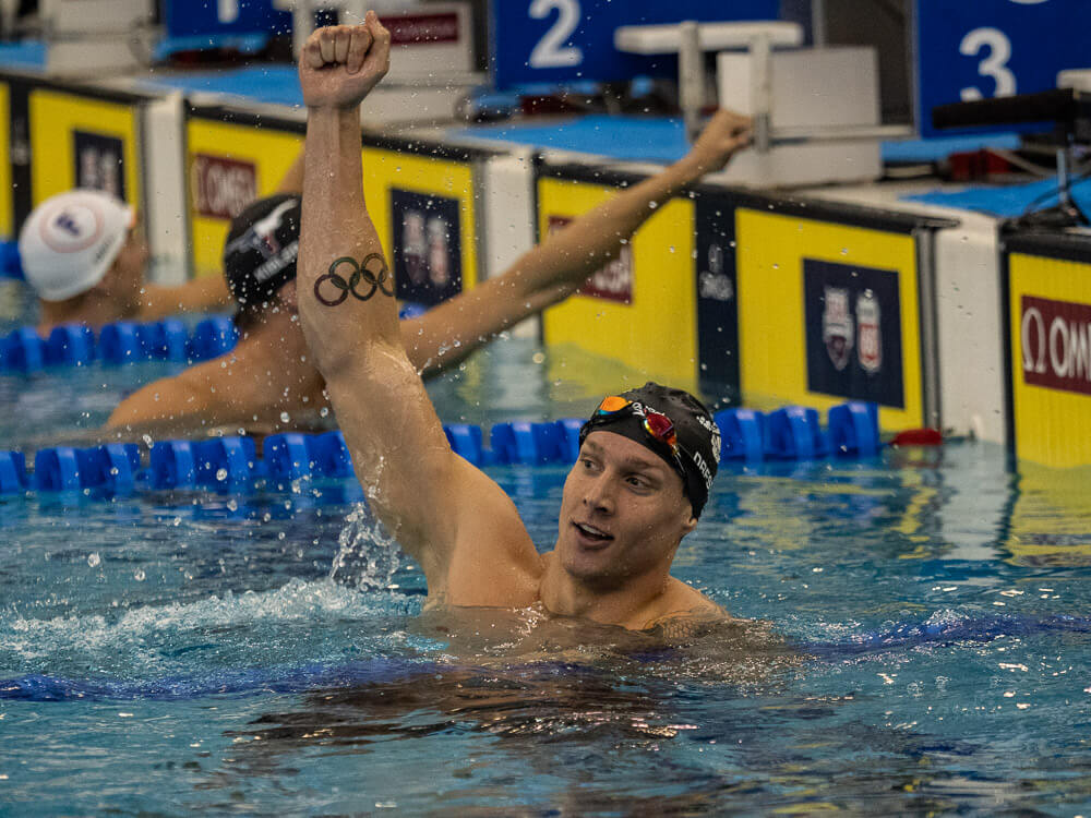 Dressel and Ledecky win once again at United States Olympic swim trials, Kate Douglass too