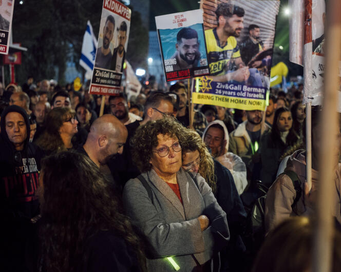 Israel: Relatives and buddies of captives kept in Gaza march in Tel Aviv