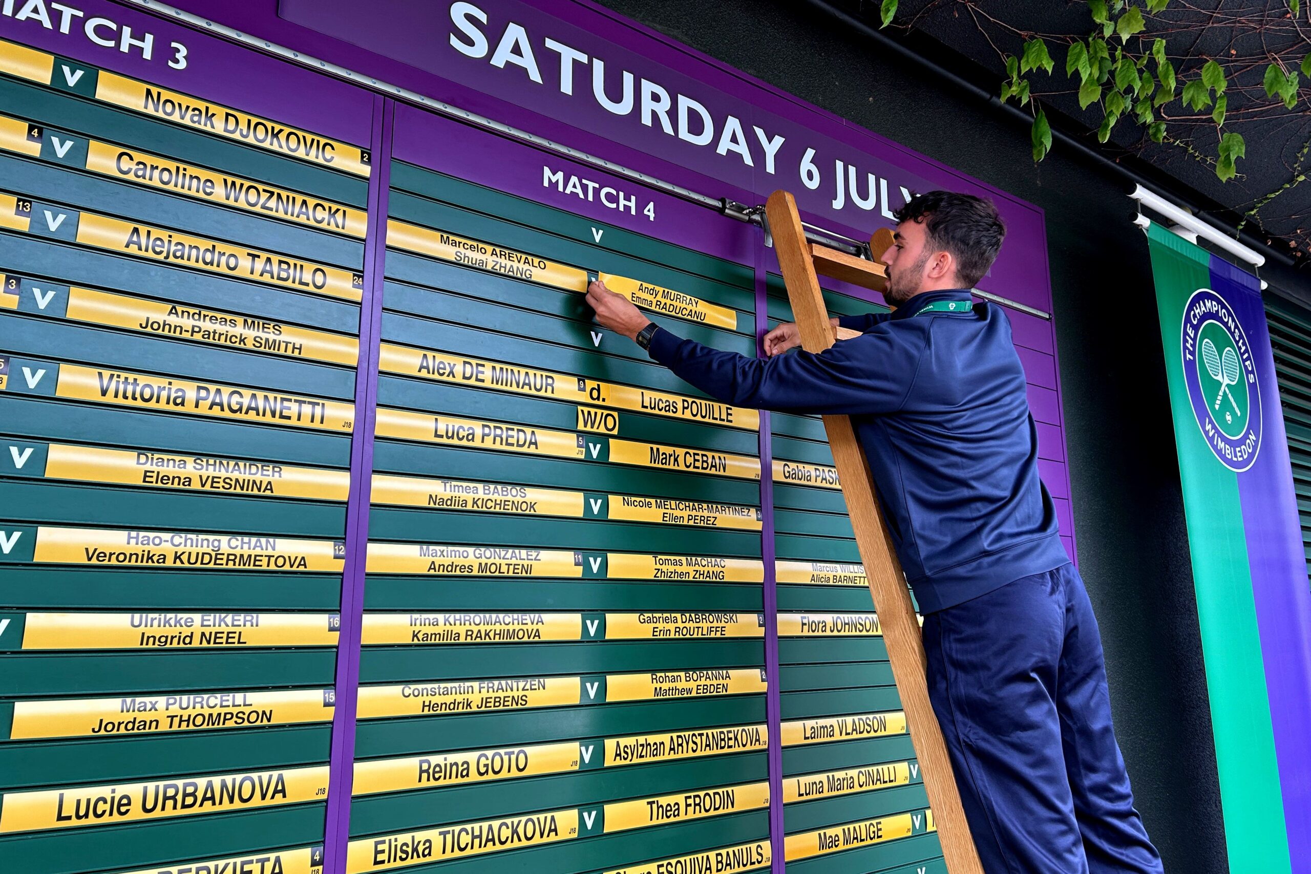 Andy Murray rejected last Wimbledon serve as Emma Raducanu takes out of blended doubles