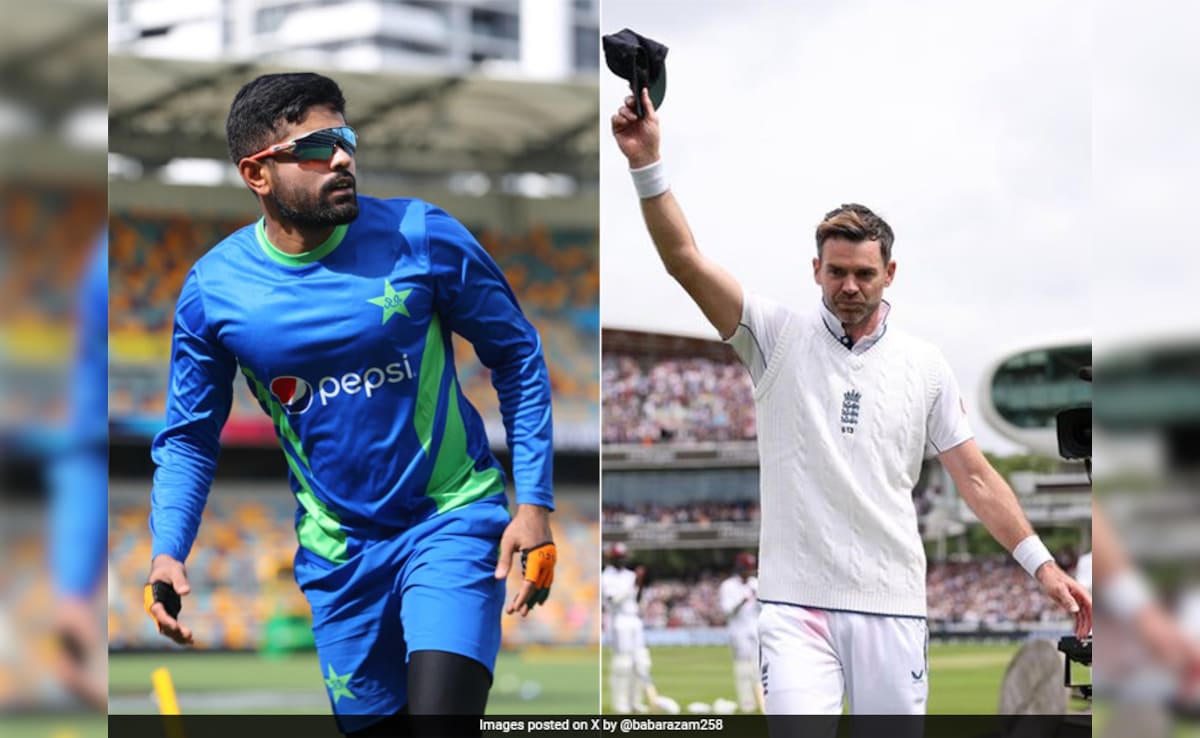 Babar Azam’s Blunder While Congratulating Retiring James Anderson, Then Deletes Post