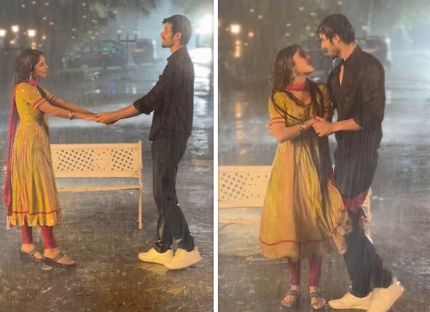 Kundali Bhagya stars Paras Kalnawat and Adrija Roy shoot a dreamy ‘baarish wala love’ series