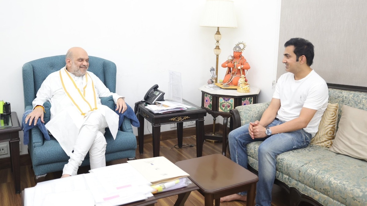 Gautam Gambhir met Home Minister Amit Shah… congratulated him for his victory in the election