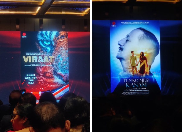 Vikram Bhatt, Mahesh Bhatt launch 4 movies at a grand occasion– historic Rann, wildlife thriller Viraat and romantic dramas Tu Meri Puri Kahaani and Tumko Meri Kasam