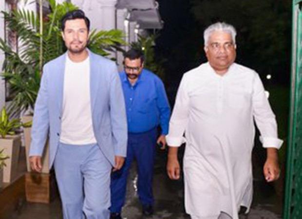 Randeep Hooda fulfills Vice President and Minister of Environment, Forest and Climate Change, gets heartfelt welcome