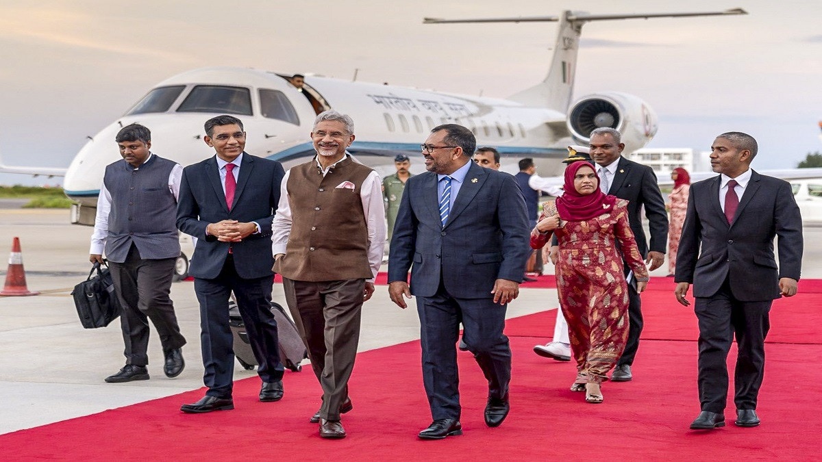 S. Jaishankar arrived in Maldives on a three-day visit, met his counterpart Musa Zameer