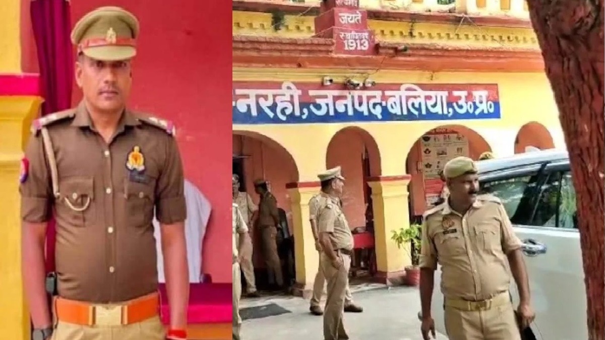 The absconding SHO in Ballia extortion case was arrested from Gorakhpur, 18 policemen have been arrested so far