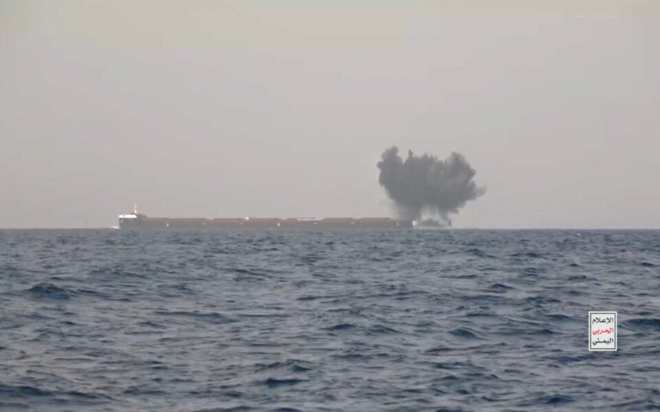 Houthis target ship in Red Sea once again, UK firm states team safe in attack