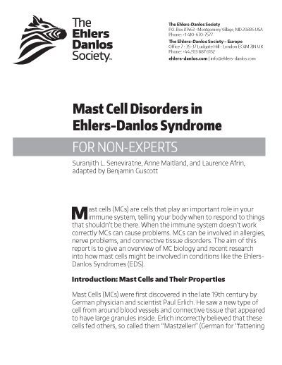 Does Mast Cell Activation Syndrome Underlie Multiple Ills?