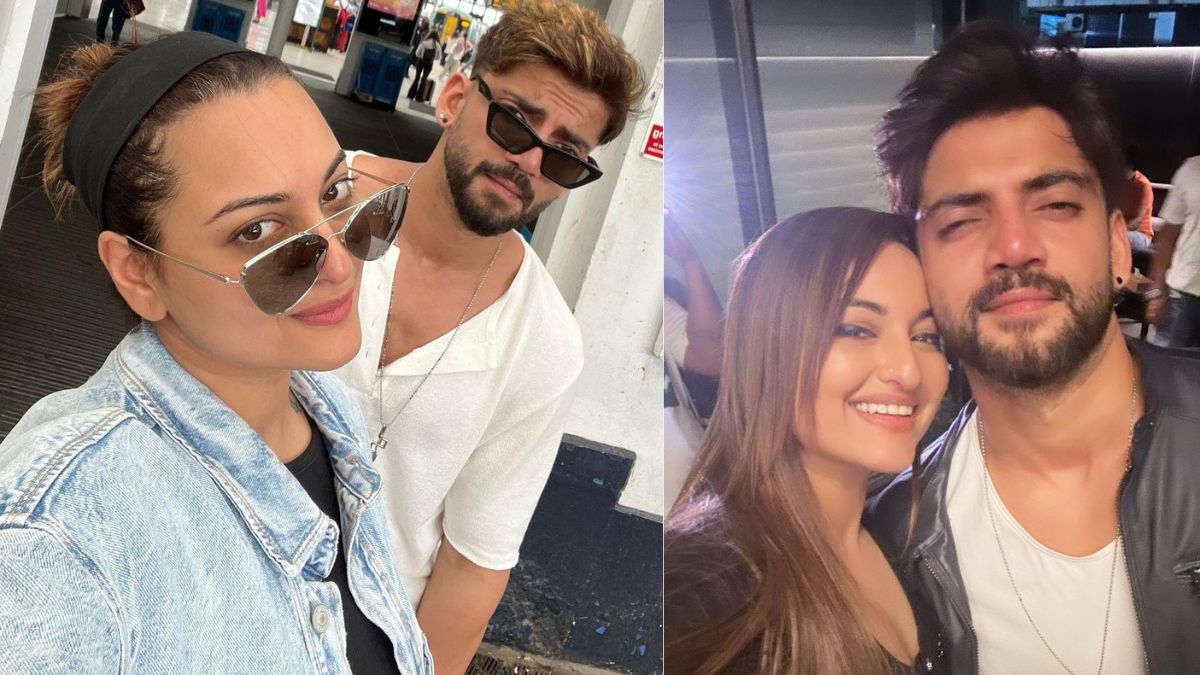 Sonakshi Sinha-Zaheer Iqbal positions with animal pooch, Internet believes she may be pregnant