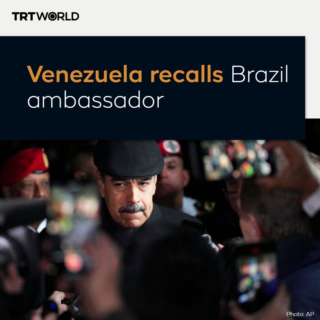 Venezuela remembers ambassador to Brazil over veto of subscription application to Brics