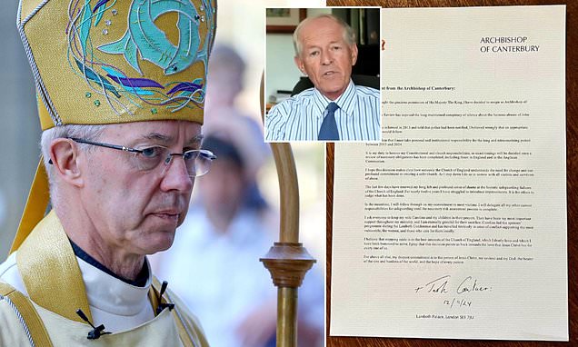 Archbishop of Canterbury Justin Welby stops over abuse scandal