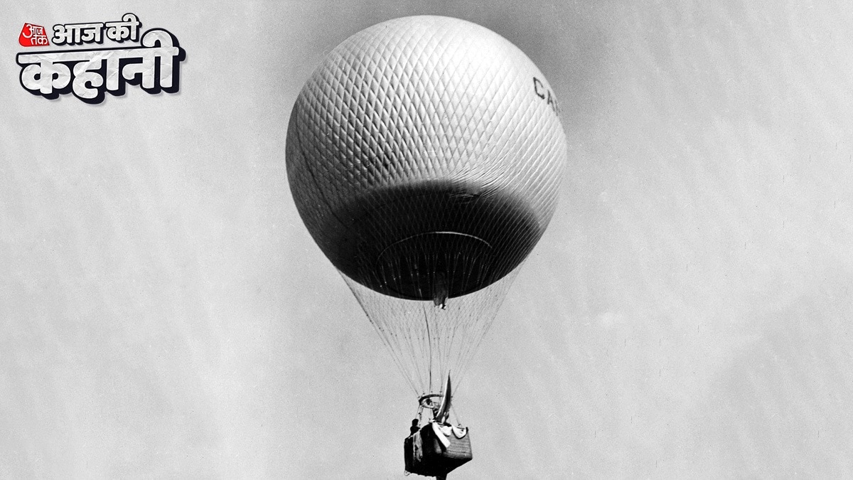 When humans flew in a hot air balloon for the first time, the balloon hovered over Paris for 25 minutes.