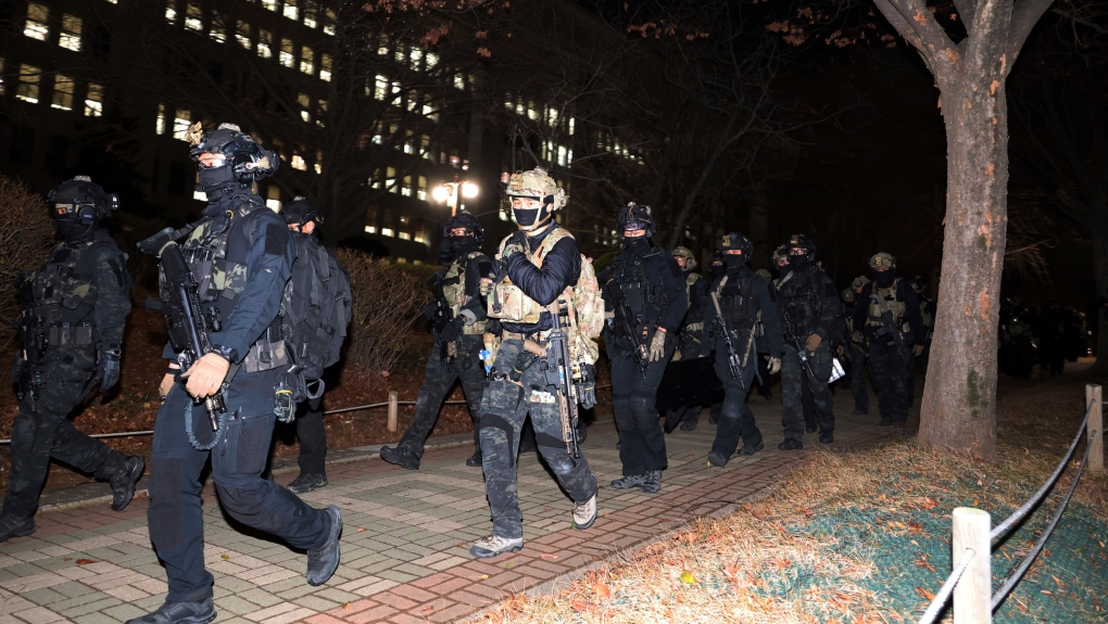 South Korean legislators obstruct President Yoon’s martial law decree as thousands demonstration