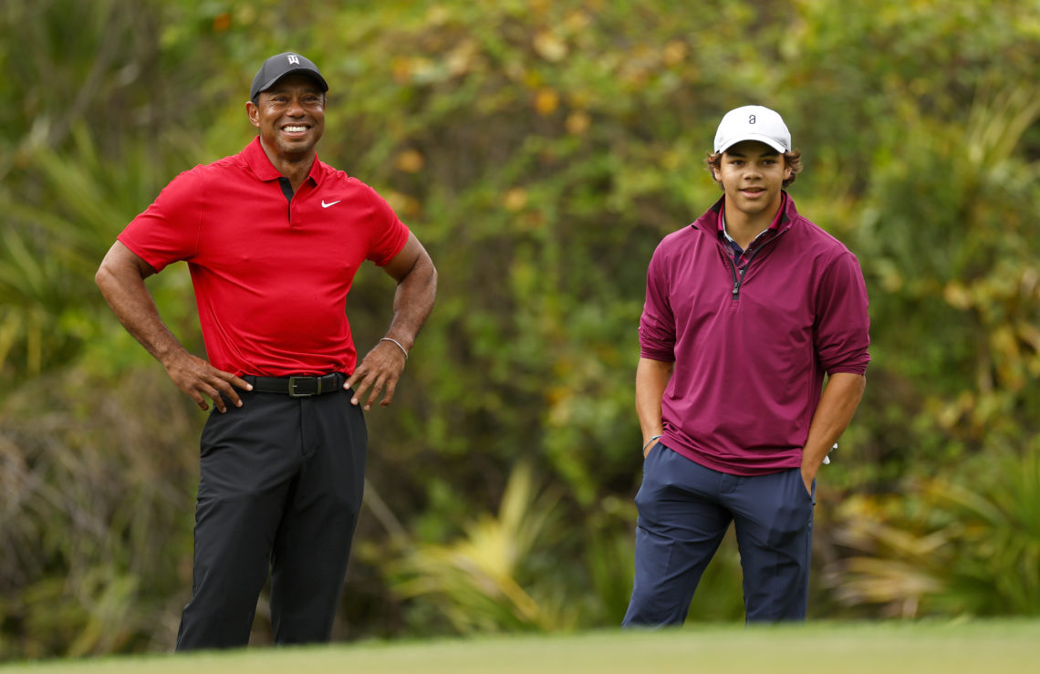 Charlie Woods, son of Tiger, in disbelief after incredible hole-in-one at PNC Championship